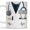 Customizable Professional Medical-Themed Design - Personalized Custom Coffee Mug - DOC035_MG Customizable Professional Medical-Themed Design - Personalized Custom Coffee Mug - DOC035_MG