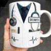 Customizable Professional Medical-Themed Design - Personalized Custom Coffee Mug - DOC035_MG Customizable Professional Medical-Themed Design - Personalized Custom Coffee Mug - DOC035_MG