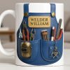 Customizable Welder Design With Tools - Personalized Custom Coffee Mug - JBS090_MG Customizable Welder Design With Tools - Personalized Custom Coffee Mug - JBS090_MG