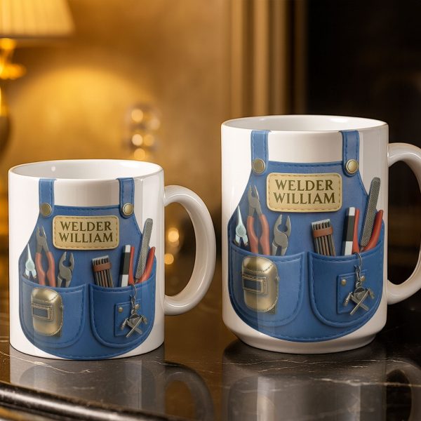 Customizable Welder Design With Tools - Personalized Custom Coffee Mug - JBS090_MG Customizable Welder Design With Tools - Personalized Custom Coffee Mug - JBS090_MG