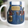 Customizable Welder Design With Tools - Personalized Custom Coffee Mug - JBS090_MG Customizable Welder Design With Tools - Personalized Custom Coffee Mug - JBS090_MG
