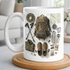Customize Essential Outdoor Adventure Gear Backpack, Boots, Map - Personalized Custom Coffee Mug - HOB048_MG Customize Essential Outdoor Adventure Gear Backpack, Boots, Map - Personalized Custom Coffee Mug - HOB048_MG