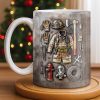 Customize This Mug With Your Firefighter's Name And Gear - Personalized Custom Coffee Mug - FIF047_MG