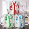 Customize With Name and Title, Dental Tools Design - Personalized Custom Coffee Mug - DOC080_MG Customize With Name and Title, Dental Tools Design - Personalized Custom Coffee Mug - DOC080_MG