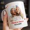 Customize With Your Favorite Photo And Special Date - Personalized Custom Coffee Mug - CPL1328_MG