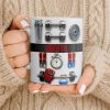 Customize With Your Special Name And Fitness Gear - Personalized Custom Coffee Mug - HOB035_MG