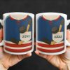 Customize Your Hockey Jersey Mug With Your Name, Hockey Gear - Personalized Custom Coffee Mug - FAM326_MG