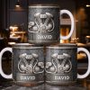 Customize Your Name, V8 Engine Design - Personalized Custom Coffee Mug - HOB021_MG Customize Your Name, V8 Engine Design - Personalized Custom Coffee Mug - HOB021_MG