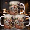 Customize Your Passion For Motocross With Dirt Bike And Gear - Personalized Custom Coffee Mug - HOB033_MG Customize Your Passion For Motocross With Dirt Bike And Gear - Personalized Custom Coffee Mug - HOB033_MG