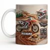 Customize Your Passion For Motocross With Dirt Bike And Gear - Personalized Custom Coffee Mug - HOB033_MG Customize Your Passion For Motocross With Dirt Bike And Gear - Personalized Custom Coffee Mug - HOB033_MG