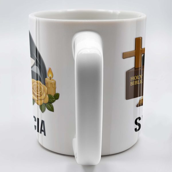 Customize Your Spiritual Coffee Mug With Icons Like Nun, Cross, And Rose - Personalized Custom Coffee Mug - FTH055_MG Customize Your Spiritual Coffee Mug With Icons Like Nun, Cross, And Rose - Personalized Custom Coffee Mug - FTH055_MG