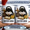 Customize Your Spiritual Coffee Mug With Icons Like Nun, Cross, And Rose - Personalized Custom Coffee Mug - FTH055_MG