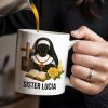 Customize Your Spiritual Coffee Mug With Icons Like Nun, Cross, And Rose - Personalized Custom Coffee Mug - FTH055_MG