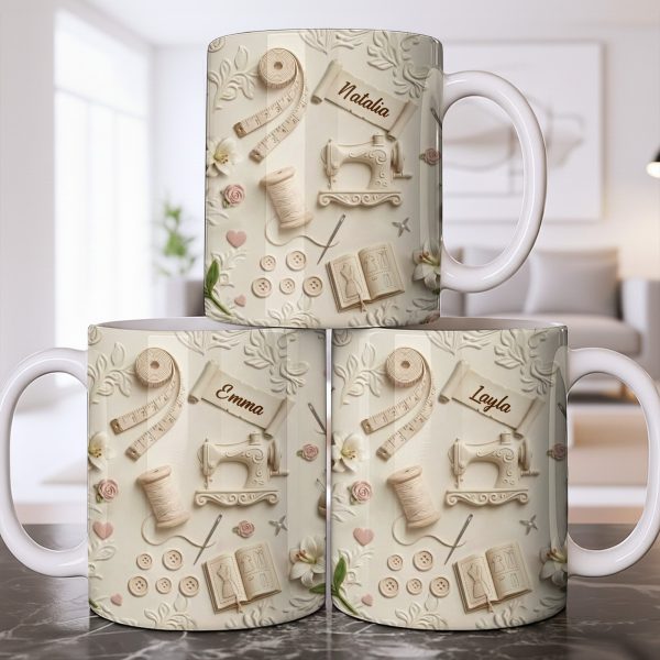 Customized Crafting Tools Design - Personalized Custom Coffee Mug - HOB023_MG Customized Crafting Tools Design - Personalized Custom Coffee Mug - HOB023_MG