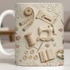 Customized Crafting Tools Design - Personalized Custom Coffee Mug - HOB023_MG Customized Crafting Tools Design - Personalized Custom Coffee Mug - HOB023_MG