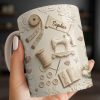 Customized Crafting Tools Design - Personalized Custom Coffee Mug - HOB023_MG Customized Crafting Tools Design - Personalized Custom Coffee Mug - HOB023_MG