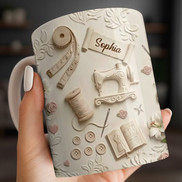 Customized Crafting Tools Design - Personalized Custom Coffee Mug - HOB023_MG Customized Crafting Tools Design - Personalized Custom Coffee Mug - HOB023_MG