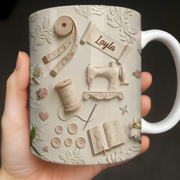Customized Crafting Tools Design - Personalized Custom Coffee Mug - HOB023_MG Customized Crafting Tools Design - Personalized Custom Coffee Mug - HOB023_MG