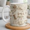 Customized Crafting Tools Design - Personalized Custom Coffee Mug - HOB023_MG Customized Crafting Tools Design - Personalized Custom Coffee Mug - HOB023_MG