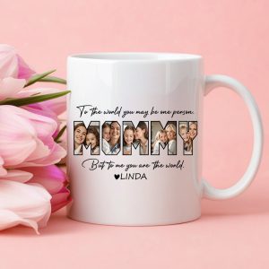 Customized Mother's Day Photo Mug Personalized Ceramic Cup