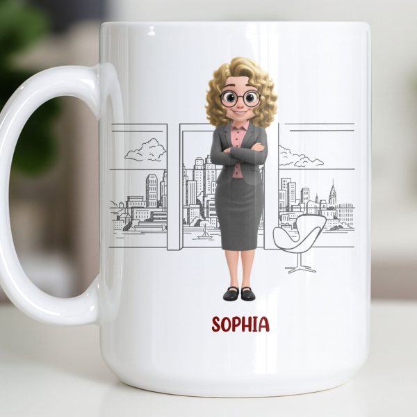Customized Name With Professional Theme and City Skyline - Personalized Custom Coffee Mug - COL128_MG Customized Name With Professional Theme and City Skyline - Personalized Custom Coffee Mug - COL128_MG