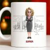 Customized Name With Professional Theme and City Skyline - Personalized Custom Coffee Mug - COL128_MG Customized Name With Professional Theme and City Skyline - Personalized Custom Coffee Mug - COL128_MG