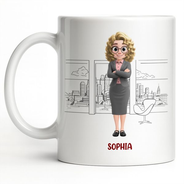 Customized Name With Professional Theme and City Skyline - Personalized Custom Coffee Mug - COL128_MG Customized Name With Professional Theme and City Skyline - Personalized Custom Coffee Mug - COL128_MG