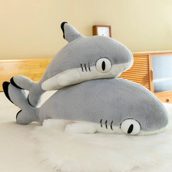 Cute 130cm Soft Shark Plush Toy - Perfect Nap Buddy & Gift for Kids! Cute 130cm Soft Shark Plush Toy - Perfect Nap Buddy & Gift for Kids!