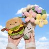 Cute 15cm Cartoon Hamburger Plush Toy - Perfect Gift for Kids!