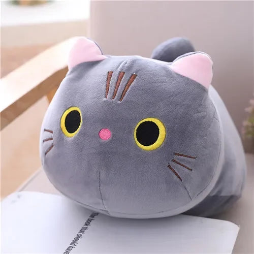 Cute 20cm Soft Cat Plush Pillow - Adorable Kawaii Cushion Toy Cute 20cm Soft Cat Plush Pillow - Adorable Kawaii Cushion Toy