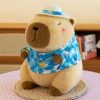 Cute 21cm Capybara Plush Toy - Fluffy Beach Style Stuffed Animal Gift Cute 21cm Capybara Plush Toy - Fluffy Beach Style Stuffed Animal Gift