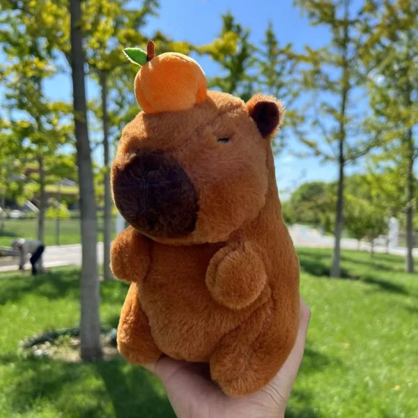 Cute 21cm Capybara Plush Toy - Fluffy Beach Style Stuffed Animal Gift Cute 21cm Capybara Plush Toy - Fluffy Beach Style Stuffed Animal Gift