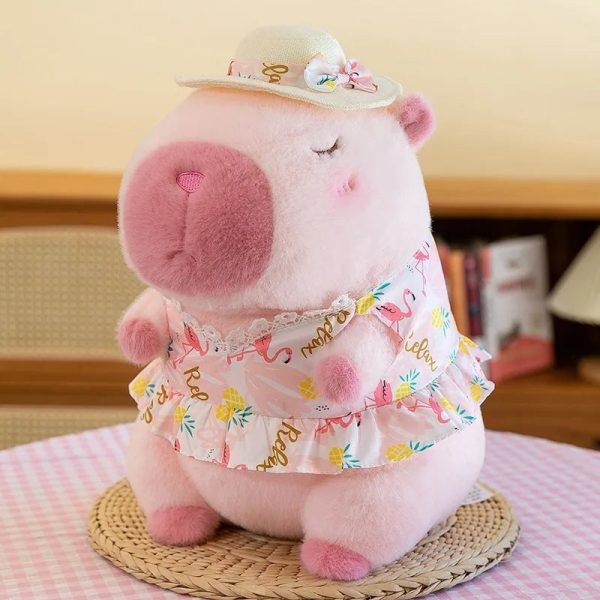 Cute 21cm Capybara Plush Toy - Fluffy Beach Style Stuffed Animal Gift Cute 21cm Capybara Plush Toy - Fluffy Beach Style Stuffed Animal Gift