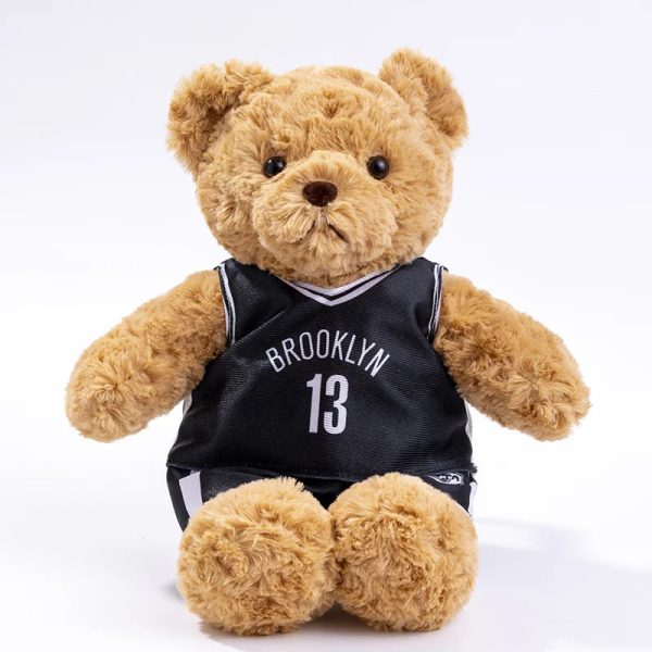 Cute 25cm Bear Plush Toy in Basketball Tee - Perfect Gift for Kids!