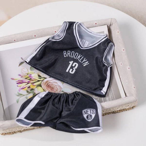 Cute 25cm Bear Plush Toy in Basketball Tee - Perfect Gift for Kids!