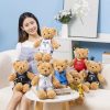 Cute 25cm Bear Plush Toy in Basketball Tee - Perfect Gift for Kids!