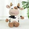 Cute 26CM Cartoon Milk Cow Plush Doll - Soft Stuffed Animal Pillow Toy
