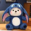 Cute 30cm Bear Plush Toy - Transform into Disney Stitch! Soft & Adorable! Cute 30cm Bear Plush Toy - Transform into Disney Stitch! Soft & Adorable!