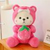 Cute 30cm Bear Plush Toy - Transform into Disney Stitch! Soft & Adorable! Cute 30cm Bear Plush Toy - Transform into Disney Stitch! Soft & Adorable!