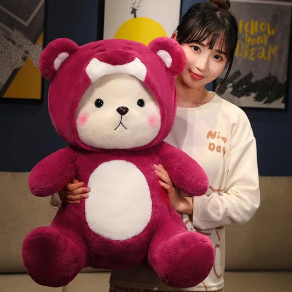 Cute 30cm Bear Plush Toy - Transform into Disney Stitch! Soft & Adorable! Cute 30cm Bear Plush Toy - Transform into Disney Stitch! Soft & Adorable!