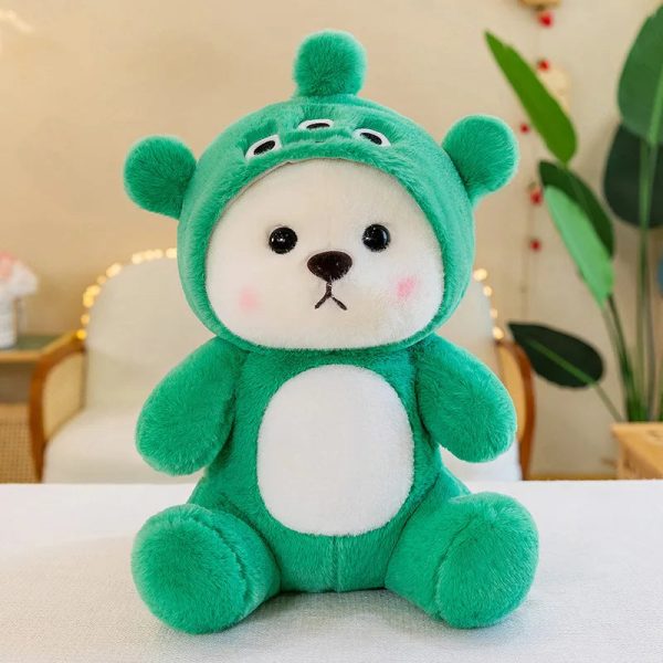 Cute 30cm Bear Plush Toy - Transform into Disney Stitch! Soft & Adorable! Cute 30cm Bear Plush Toy - Transform into Disney Stitch! Soft & Adorable!