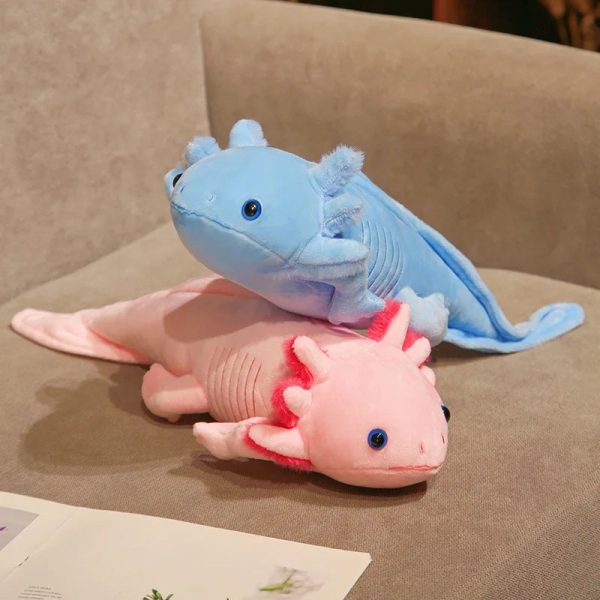 Cute 45CM Axolotl Plush Toy - Realistic Ambystoma Mexicanum for Kids Cute 45CM Axolotl Plush Toy - Realistic Ambystoma Mexicanum for Kids