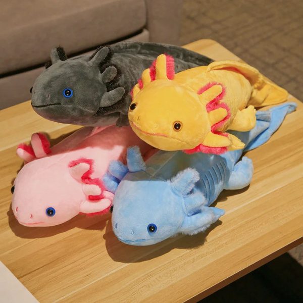 Cute 45CM Axolotl Plush Toy - Realistic Ambystoma Mexicanum for Kids Cute 45CM Axolotl Plush Toy - Realistic Ambystoma Mexicanum for Kids