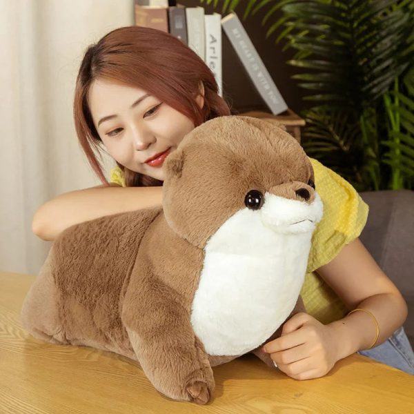 Cute 50cm Realistic Otter Plush Toy - Soft & Cuddly Gift for Kids Cute 50cm Realistic Otter Plush Toy - Soft & Cuddly Gift for Kids