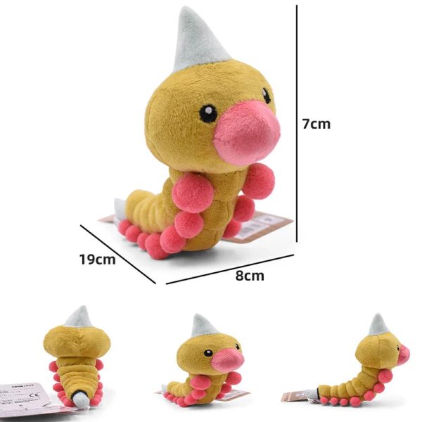 Cute Anime Plush Toys: High-Quality Weedles & Caterpies for Kids' Gifts Cute Anime Plush Toys: High-Quality Weedles & Caterpies for Kids' Gifts