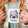 Cute Baby Cats Wildflower Personalized Mug, Cottagecore Botanical Cat Gift with Custom Name Cute Baby Cats Wildflower Personalized Mug, Cottagecore Botanical Cat Gift with Custom Name