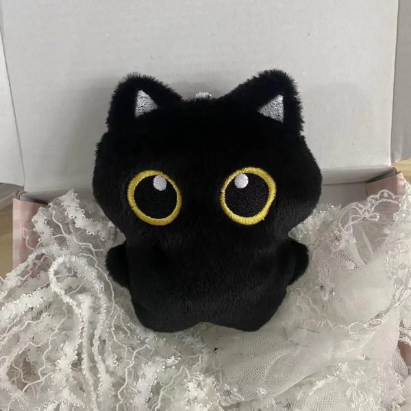 Cute Black Cat Plush Doll 10cm Small Pendant Soft Toy for Kids Cute Black Cat Plush Doll 10cm Small Pendant Soft Toy for Kids