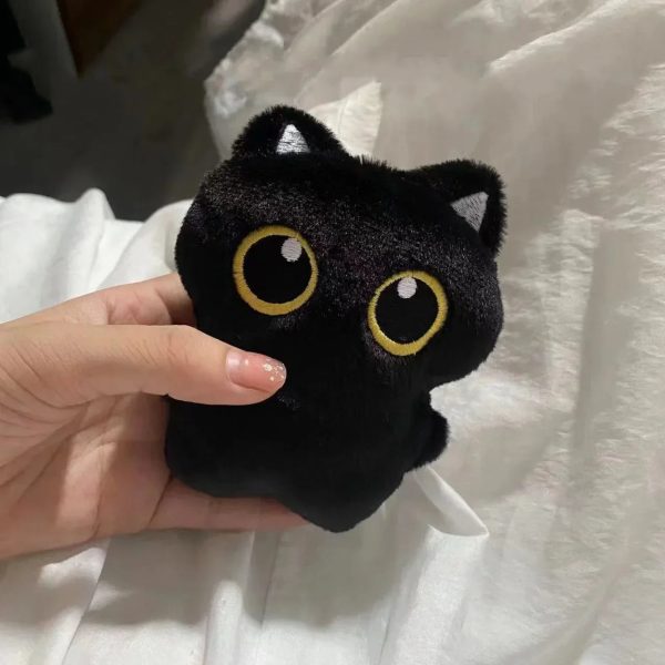 Cute Black Cat Plush Doll 10cm Small Pendant Soft Toy for Kids Cute Black Cat Plush Doll 10cm Small Pendant Soft Toy for Kids