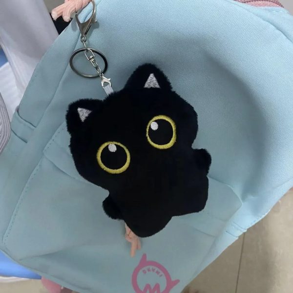 Cute Black Cat Plush Doll 10cm Small Pendant Soft Toy for Kids Cute Black Cat Plush Doll 10cm Small Pendant Soft Toy for Kids