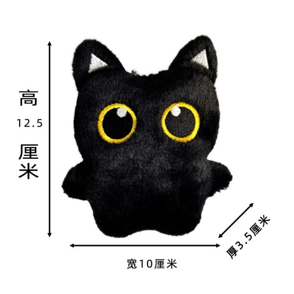 Cute Black Cat Plush Doll 10cm Small Pendant Soft Toy for Kids Cute Black Cat Plush Doll 10cm Small Pendant Soft Toy for Kids